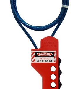Multipurpose Scissor Cable Lockout Red