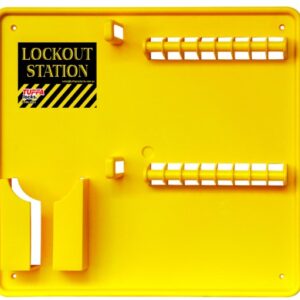 One Piece Open Lockout Station for 16 Locks (Unfilled)