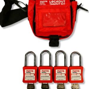 Padlock Belt Pouch with Locks - Red Locks