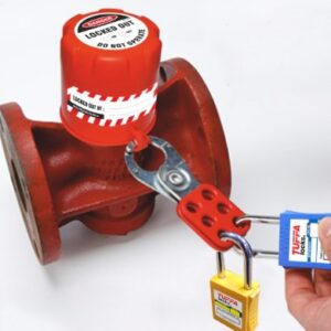 Plug Valve Lockout - 44.50 x 54.00mm