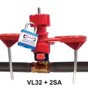 Universal Valve Lockout with 2 Small Arms