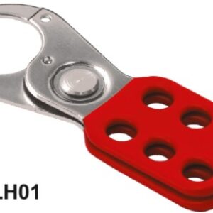 Vinyl Coated Hasp 25mm Red 6 Holes