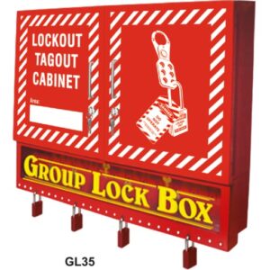 Wall Mount Storage with Group Lock Box Large