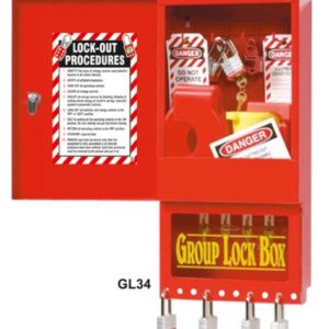 Wall Mount Storage with Group Lock Box Medium